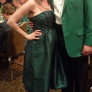 Size 6 Cece Cynthia steffe green strapless dress